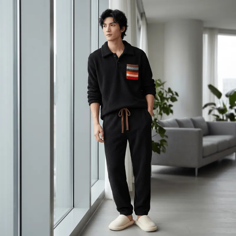 Pijamas de forro polar para hombre