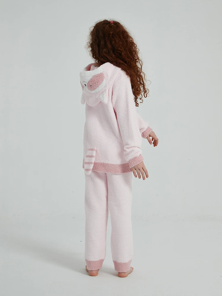 Girls Autumn and Winter Fleece Pajamas